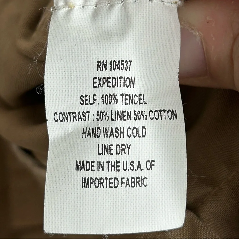 Velvet Torch Multi Pocket Utility Jacket in Khaki - Picture 12 of 14